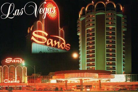 The Sands Historic Las Vegas Hotel Casino 1952 to 1996 | Sands hotel ...