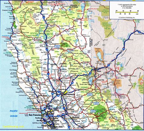 Cities In northern California Map | secretmuseum