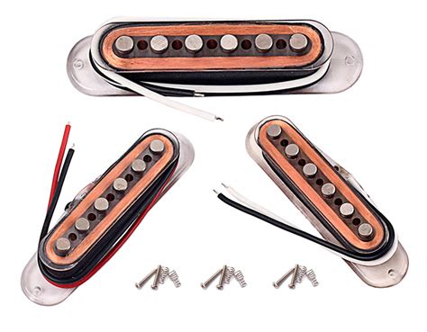 Buy LAMSAM Strat Style Electric Guitar Pickup Set, Single Coil Pickups ...