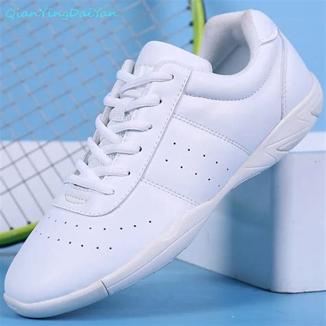 New arrival adult dance sneakers women's white Jazz/square dance shoes ...