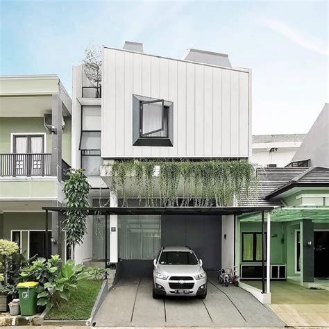 20 Desain Rumah Atap Miring Minimalis, Modern, Industrial