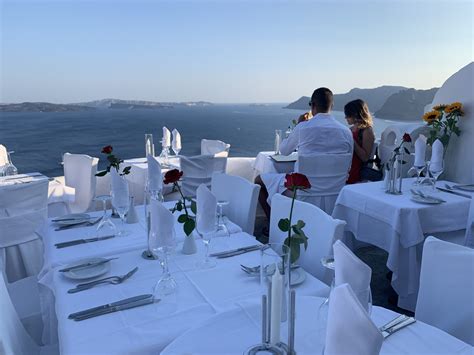 Ambrosia Restaurant in Oia, Santorini