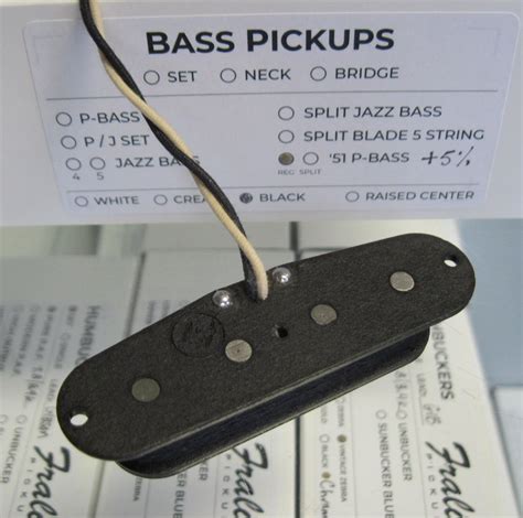 Lindy Fralin 51 Precision Bass Pickup 5% Overwound Black