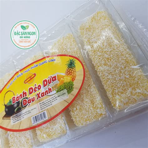 Bánh dẻo dứa đậu xanh