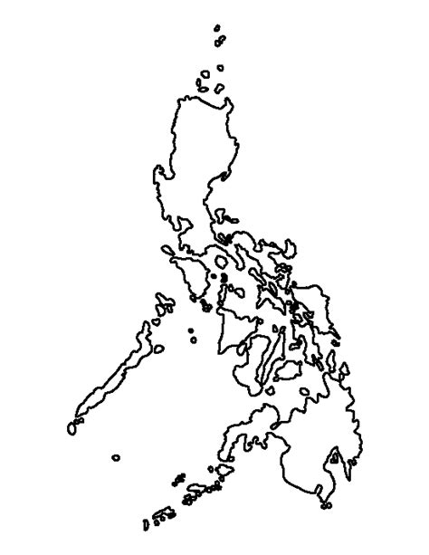 Printable Philippines Template | Map tattoos, Easy drawings, Map sketch