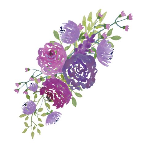 Flower art images, Flower clipart, Flower illustration