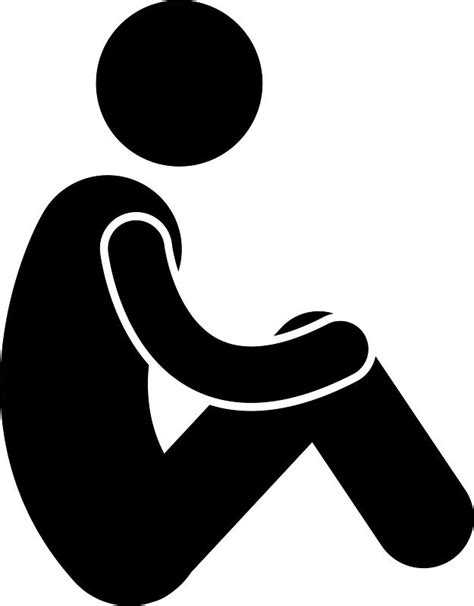 Pictogram sitting person clipart. Free download transparent .PNG | Clip ...