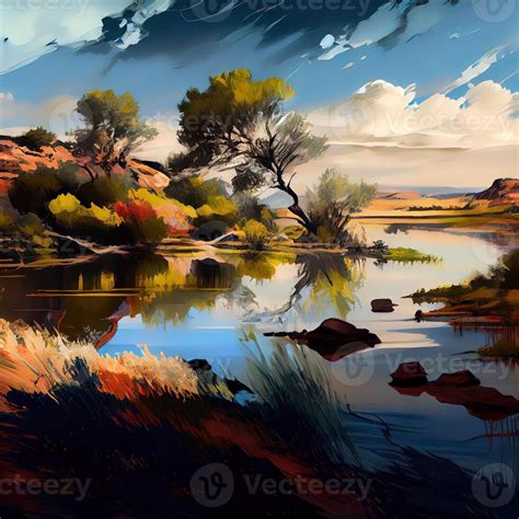 Landscape Art - 22416468 Stock Photo at Vecteezy