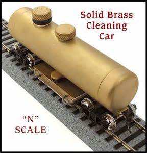 CMX N SCALE BRASS CLEAN MACHINE - TRACK CLEANING CAR + EXTRA PADS | eBay