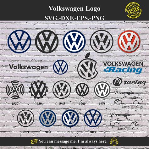 Volkswagen Logo SVG Vector Digital product - instant downloa - Inspire ...