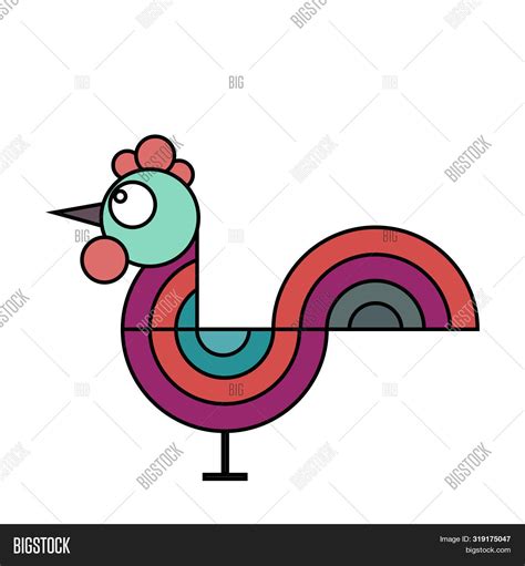 Cute Chicken Family Vector & Photo (Free Trial) | Bigstock