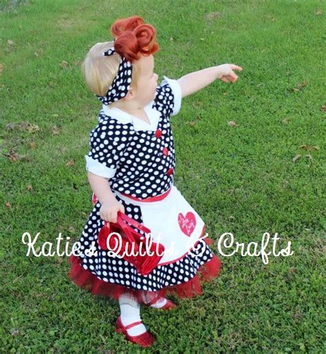 Katie's Quilts and Crafts: "I Love Lucy" Toddler Costume