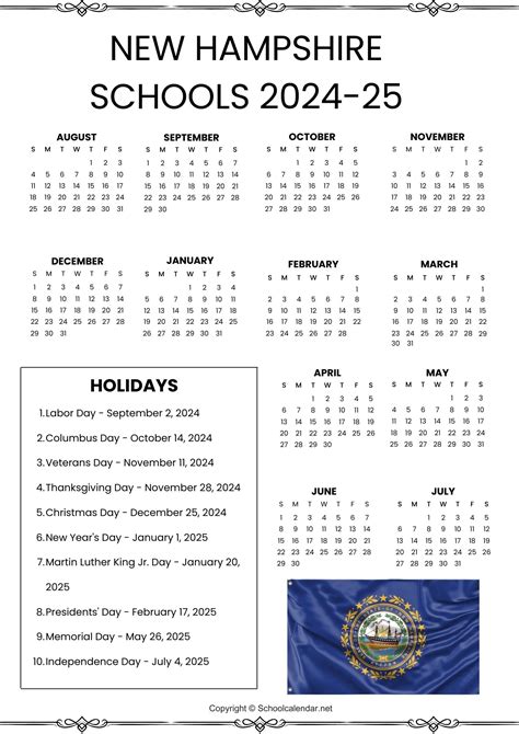 Bedford Nh School Calendar 2025 - Ula Madonna