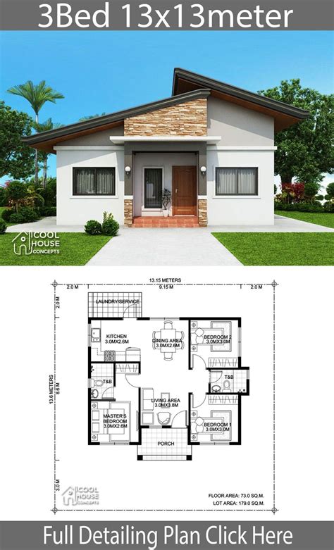 Modern Bungalow House Design, Simple House Design, Simple House Plans ...