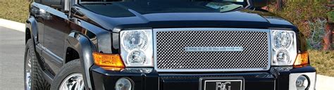 2009 Jeep Commander Custom Grilles | Billet, Mesh, LED, Chrome, Black