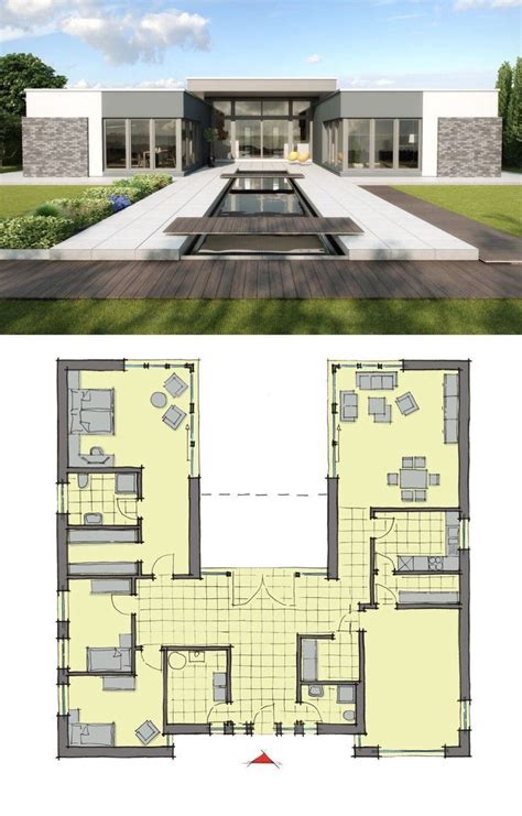 Flat Roof House Plans Design 2021 Flat Roof House Model House Plan ...