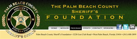 Programs | The Palm Beach County Sheriff’s Foundation