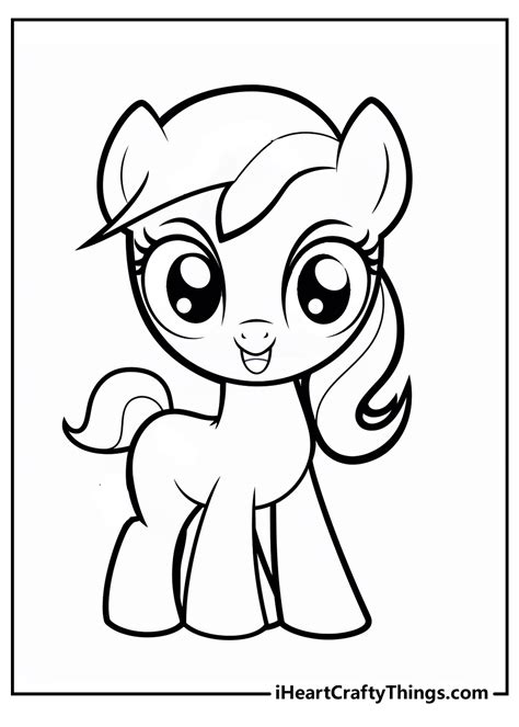 My Little Pony Coloring Pages Young Pinkie Pie