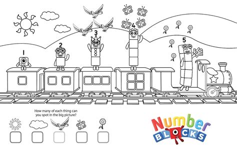 Numberblocks coloring pages - Printable coloring pages for Kids