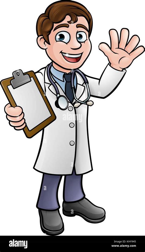 Doctor Cartoon Character Stock Vector Image & Art - Alamy