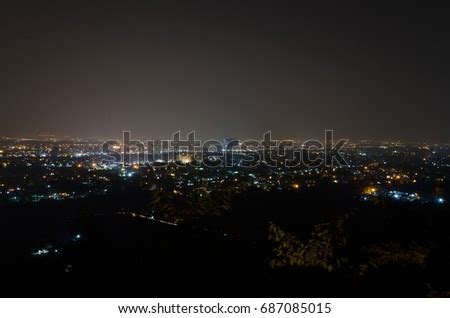 View Islamabad City Night View Damane Koh Stock Photo (Edit Now ...