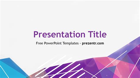 Free Modern Abstract PowerPoint Template - Prezentr