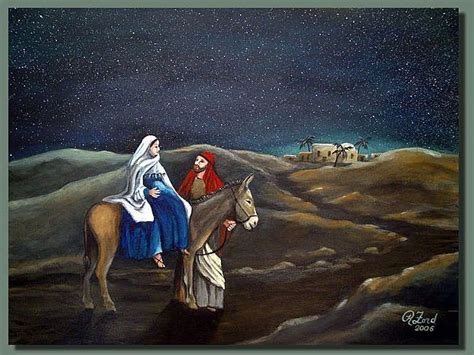 Journey To Bethlehem Painting at PaintingValley.com | Explore ...