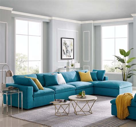 Blue Sofa Living Room Ideas - MAXIPX