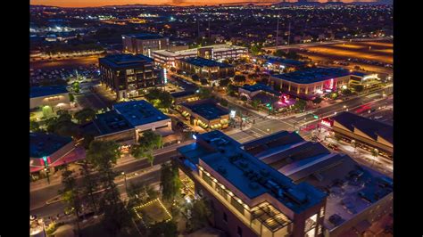 Drone timelapes over downtown Gilbert - YouTube