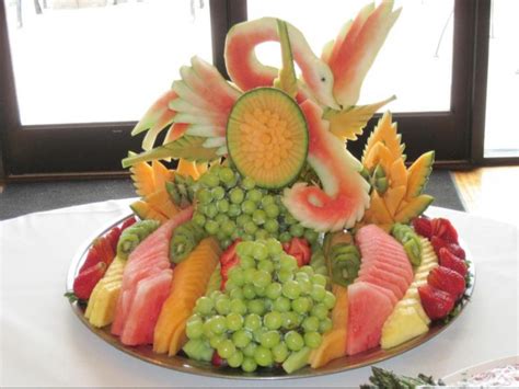 Fruit decor | Vegetable carving, Food carving, Fruit carving