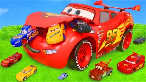 Cars 3 Toys with Lightning McQueen for Kids - YouTube