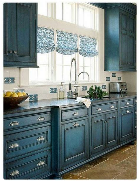 10+ Country Blue Kitchen Cabinets – HOMYRACKS