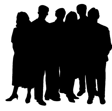 Free Group People Silhouette, Download Free Group People Silhouette png ...