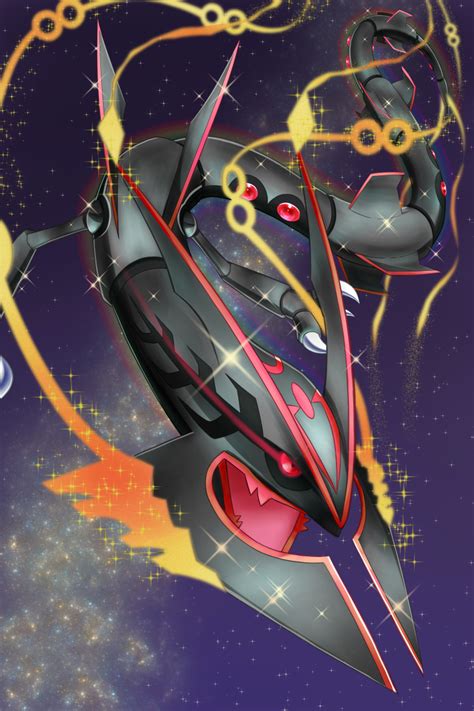 Shiny Mega Rayquaza Pokemon Mew, Mega Pokemon, Pokemon Fan Art, Pokemon ...