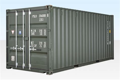 20ft Shipping Container (Dark Green) for Sale - Portable Space