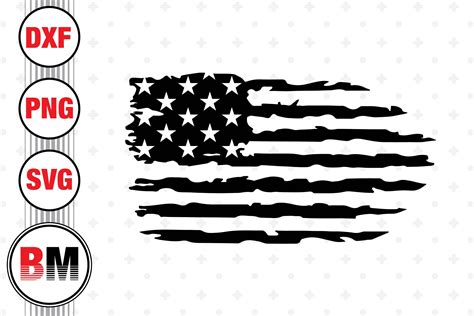 Distressed American Flag SVG Cut File Kelly Lollar Designs ...