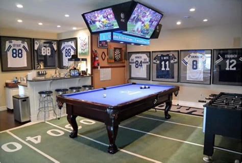 21 Sports Man Cave Ideas. How To Build, Furnish & Finish – Man Cave ...