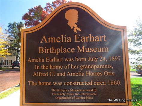 Amelia Earhart hails from Atchison, Kansas - The Walking Tourists