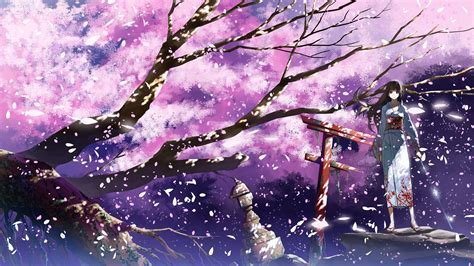 Cherry Blossom Anime Wallpapers - Top Free Cherry Blossom Anime ...