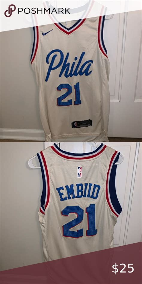 Joel Embiid Philadelphia 76ers Basketball Jersey | Philadelphia 76ers ...