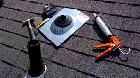 How To Repair A Leaky Roof Vent Or Vent Stack Pipe. - YouTube