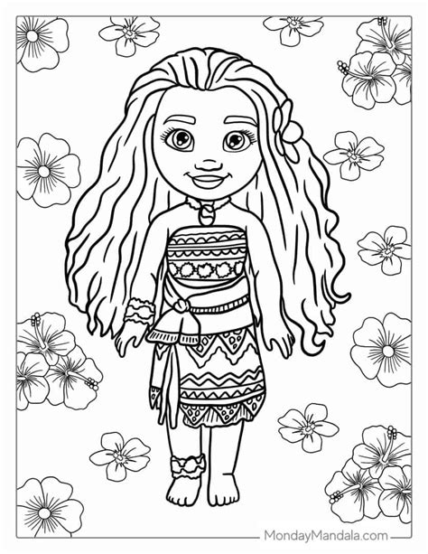 39 Moana Coloring Pages (Free PDF Printables)