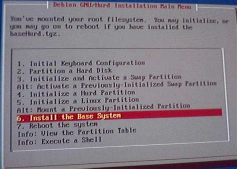 Installation de GNU/Hurd avec Debian