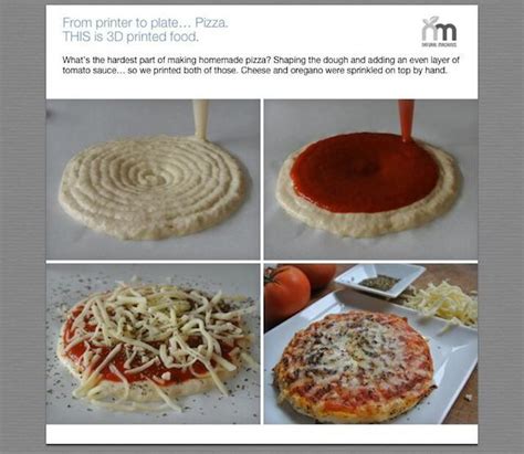 Natural Machines’ 3D Printed Pizza Actually Looks Edible | Ubergizmo