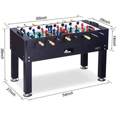 KICK Onyx 55″ Black Foosball Table – KICK Foosball Tables