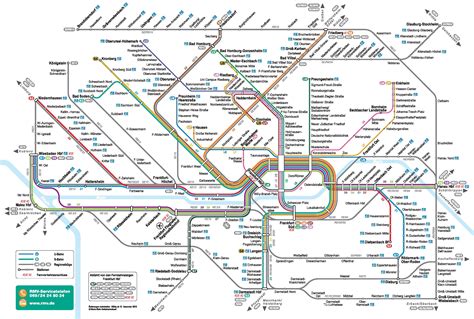 Frankfurt transport map