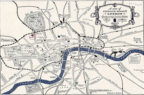 Sherlock Holmes' London : r/MapPorn