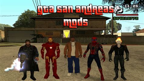 GTA San Andreas Superhero Mods (PC) - YouTube