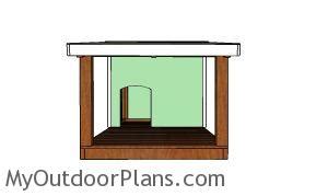 Dog house plans with porch | MyOutdoorPlans