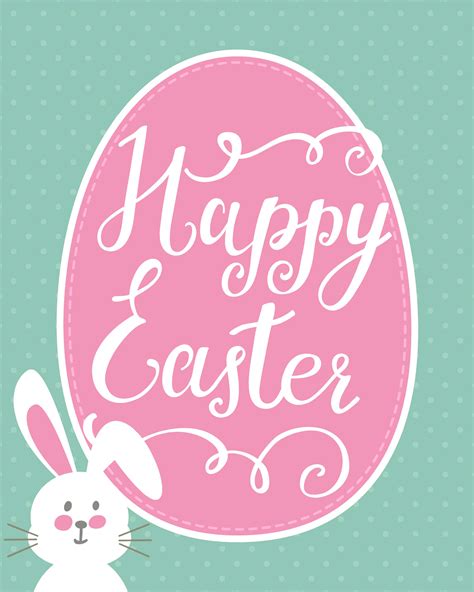 Happy Easter Bunny Printable - How to Nest for Less™